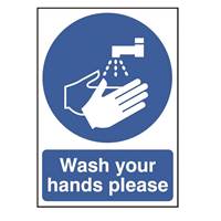 Picture of Wash Your Hands Please Sign