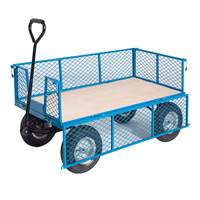 Picture of REACH Compliant General Purpose Trucks with Mesh Sides & Plywood Base