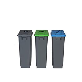 Recycling Waste Bins with Lid Options