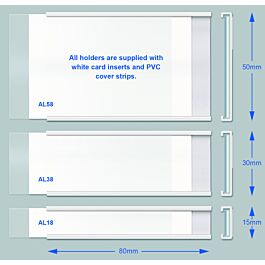 Magnetic & Self Adhesive Label Holders