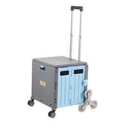 Proplaz Folding Box Truck Blue/Grey - Stairclimber Wheels 35kg