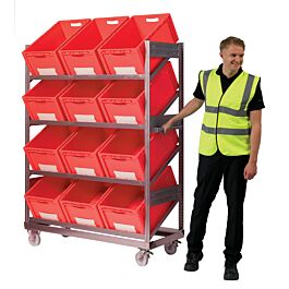 Inclined Mobile Shelving
