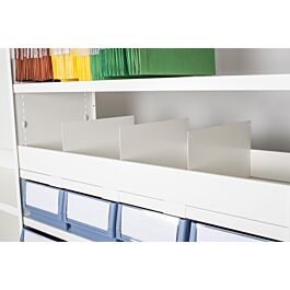 Bin Front for Delta Plus Shelving