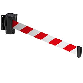 Wall Mounted Belt Barriers - Chevron belt