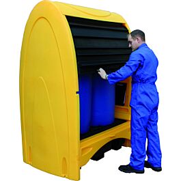 Covered Drum Storage System
