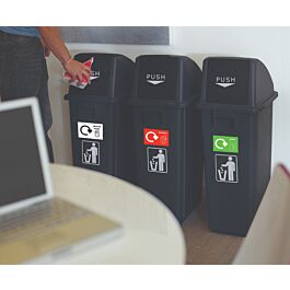 Recycling Bins - Set of 3