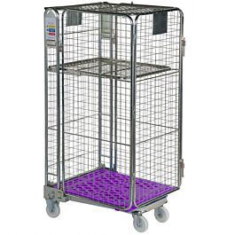 Plastic Base Nestable Roll Containers